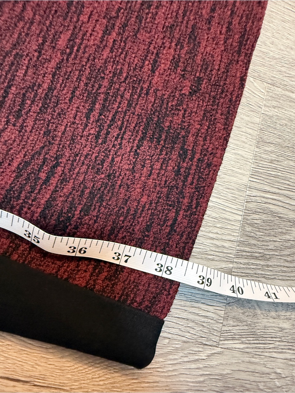 NWT Lauren Ralph Lauren Women’s Dress Size 16 Burgundy Black Colorblock Long Sle - Picture 10 of 13